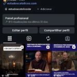 INSTAGRAM CATÓLICO 7,2 MIL SEGUIDORES E THREADS COM 1,4 MIL SEGUIDORES.
