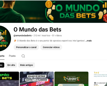 CANAL DE FUTEBOL +200Mil Inscritos! Oportunidade para quem deseja começar grande! So continuar criação de conteúdo.