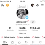 Conta de TikTok