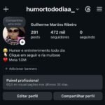 Conta de memes e Humor com 100K de visualização nos stories