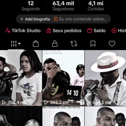CONTA TIKTOK 63K