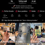 CONTA TIKTOK 134 MIL SEGUIDORES TIKTOK SHOP ✅ CONTA COM TODOS OS RECURSOS DISPONÍVEIS ✅