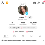 Conta TikTok shop 7k