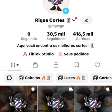 CONTA TIKTOK 30 MIL SEGUIDORES + TIKTOK SHOP + MONETIZAÇÃO + LIVE STUDIO