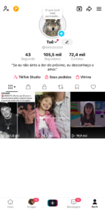 Conta TikTok Muito engajada +100K