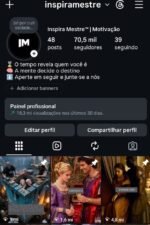 Inspira Mestre 79 mil seguidores- Motivação/ Engajamento altíssimo