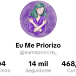 Conta do Tiktok com foco em autoestima