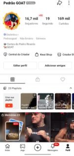 Página Kwai 16k Seguidores ativa
