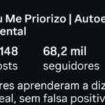 Conta do Instagram Eu Me Priorizo com 68K