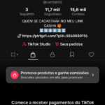 CONTA TIKTOKSHOP +11K SEM RESTRIÇÕES