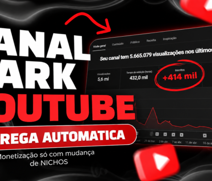 🔴 DESCONTO RELÂMPAGO: CANAL DE 400 MIL INSCRITOS BARATO! 🔴