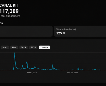 Canal Youtube 117k viral!