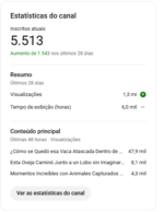 Canal do YouTube Nicho de Animais em Espanhol 5k de Inscritos - Imagem 2