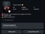 Perfil nichado em entretenimento ( +8K de seguidores )