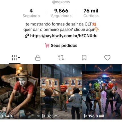 Conta TikTok Monetizável e Aquecida 9k seguidores reais— Pronta para Escalar 📌