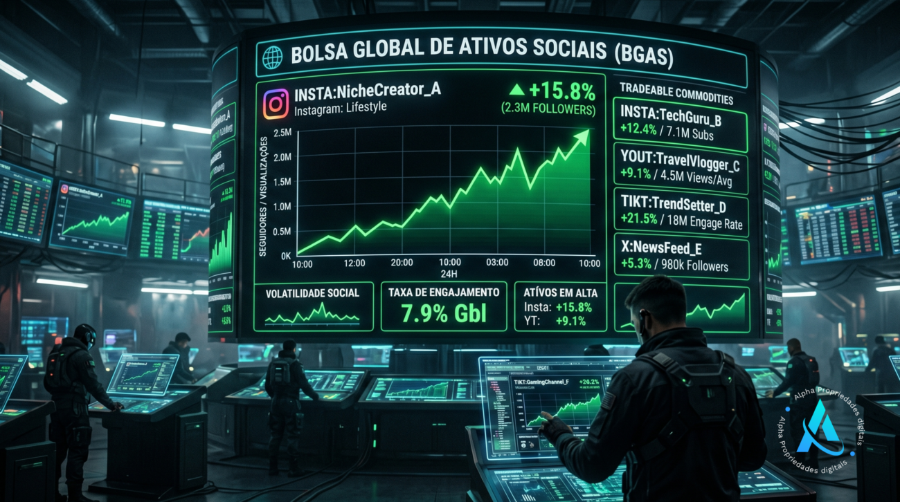 painel de analytics de canal YouTube monetizado com receita recorrente