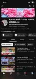 canal de artesanato monetizado