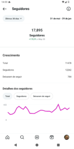 🚀CONTA DO INSTAGRAM ORGÂNICO FEMININO (17.8 mil seguidores & 8.0 MILHÕES de viws em 30D) - Imagem 4
