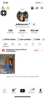 Conta do tik tok