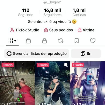 CONTA DO TIKTOK MONETIZADA 16K SEGUIDORES +1,8MILHÕES CURTIDAS(ENGAJAMENTO REAL)
