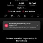 CONTA DO TIKTOK COM SHOP ATIVO +6,9K SEGUIDORES + LIVES ATIVAS(ENGAJAMENTO REAL)