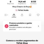 CONTA DO TIKTOK MONETIZADA + SHOP ATIVO +14K SEGUIDORES (ENGAJAMENTO REAL)