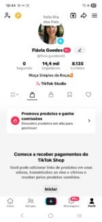 CONTA DO TIKTOK MONETIZADA + SHOP ATIVO +14K SEGUIDORES (ENGAJAMENTO REAL)