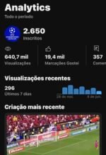 💥 VENDO: Canal de Futebol (2,6K Inscritos) 🥅 Público orgânico, pronto para você estruturar e monetizar! 🚀 - Imagem 2