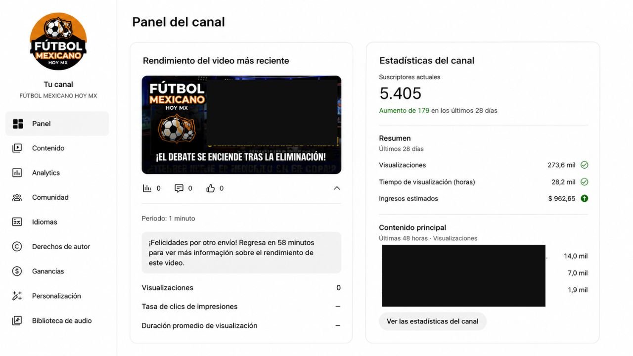 ARTES CANAIS! (53) CANAL DE FUTEBOL MEXICANO- 5 MIL INSCRITOS - Imagem 1