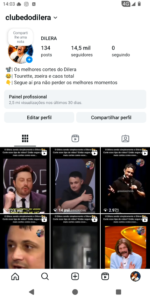 🚀CONTA DO INSTAGRAM ORGÂNICO (14.5 mil seguidores & 2.5 MILHÕES de viws em 30D)