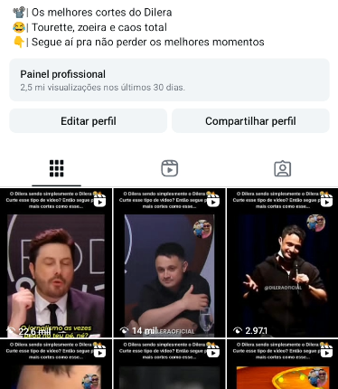 🚀CONTA DO INSTAGRAM ORGÂNICO (14.5 mil seguidores & 2.5 MILHÕES de viws em 30D)