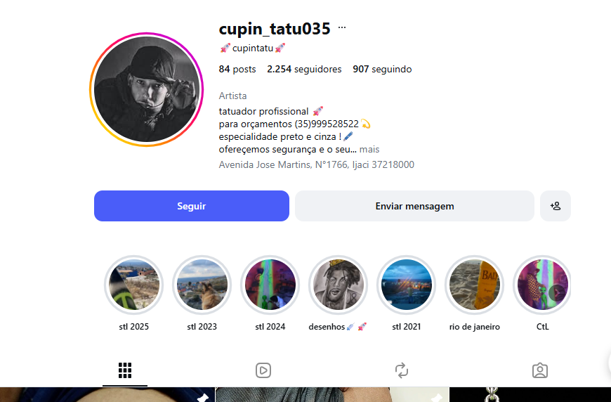 Captura de tela 2026-06-01 162514 Conta Instagram mais de 2000 seguidores - Imagem 1