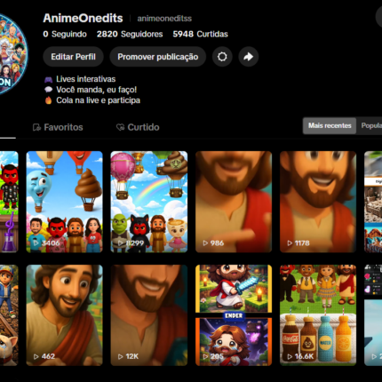 Vendo Conta tik tok 3k seguidores monetizado