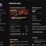 Vendo canal. Nome do canal: "Hoje Tem Mult React?". Atualmente com 530 inscritos.