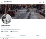 Twitter 43K Seguidores conta com vários famosos seguidores