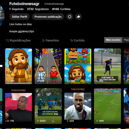 Vendo conta tik tok com 4k seguidores