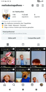 🚀CONTA DO INSTAGRAM ORGÂNICO (11.5 mil seguidores & 1.2 MILHÕES de viws em 30D)