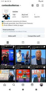 🚀CONTA DO INSTAGRAM ORGÂNICO (26.3 mil seguidores & 3.2 MILHÕES de viws em 30D)