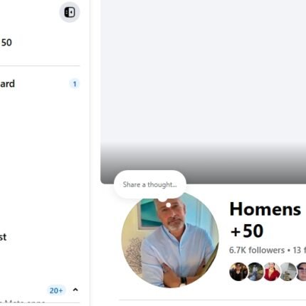 Página de musos, boa para levar trafego para site ou shopee