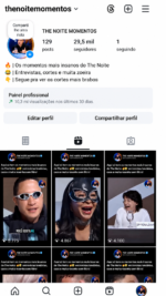 🚀PERFIL DO INSTAGRAM (29,5 mil seguidores & 10,3 MILHÕES de viws em 30D)