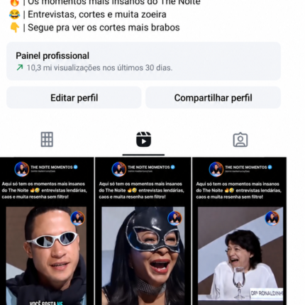 🚀PERFIL DO INSTAGRAM (29,5 mil seguidores & 10,3 MILHÕES de viws em 30D)