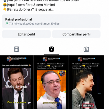 🚀CONTA DO INSTAGRAM ORGÂNICO (39,4 mil seguidores & 7,3 MILHÕES de viws em 30D)
