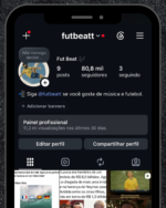 Página de Futebol + Música | 80k Seguidores