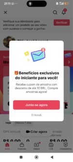 Conta pronta pra vender no Tik Tok shop 2K