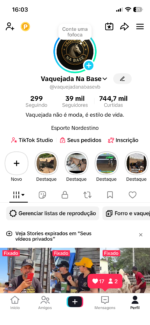 Página no TikTok com 39K 100% seguidores reais - Imagem 2