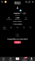 conta Tik Tok