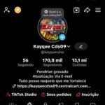 Conta TikTok 170k