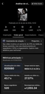 CONTA TIKTOK | 63K+ MONETIZADA | TIKTOK SHOP | MONETIZADO | NENHUMA RESTRIÇÃO ✅ | ALCANCE ENORME EM TODOS OS VÍDEOS! - Imagem 2