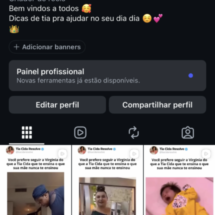 Insta de Milhões! 307k pegando média 60k stories, perfeita para pessoal ou empresarial: valor promocional de