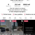 Conta TikTok 23k Seguidores | Nicho Inglês | +600k Views Recentes